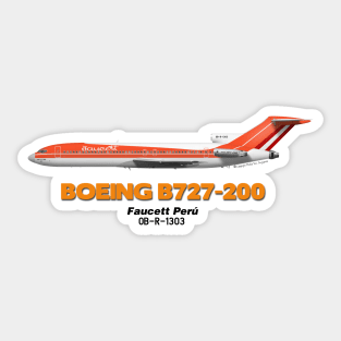 Boeing B727-200 - Faucett Perú Sticker
